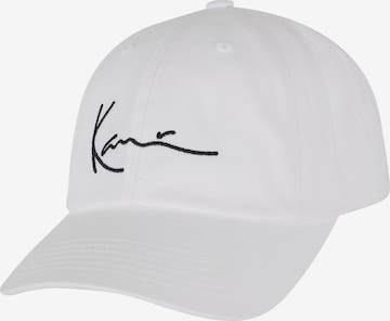 Cappello da baseball 'Essential' di Karl Kani in bianco: frontale