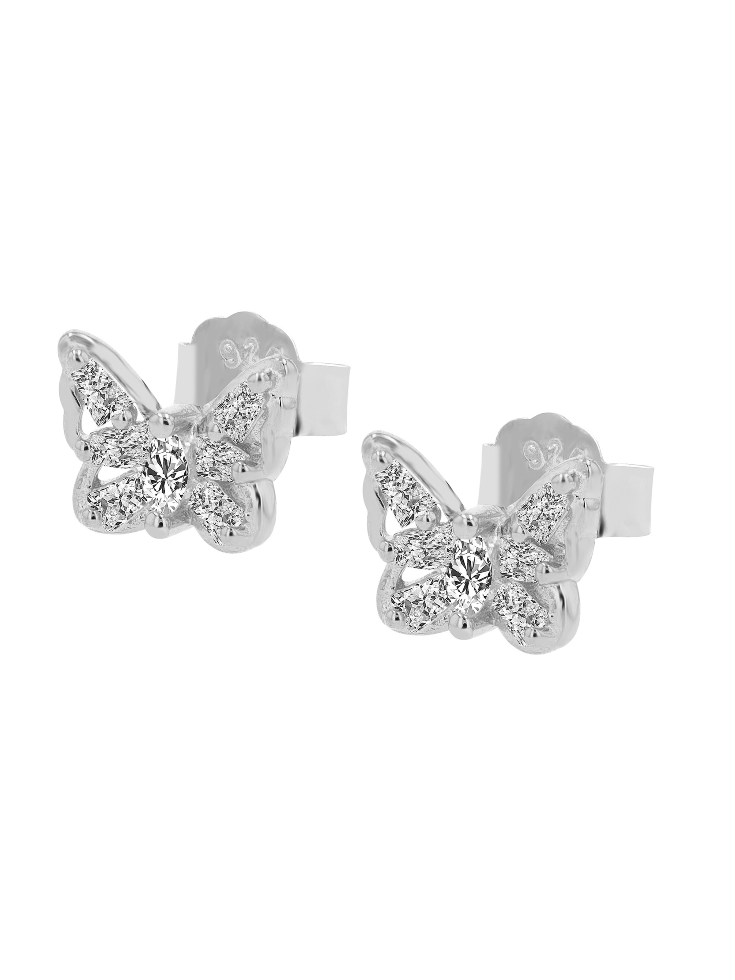 Akzent Earrings 'Sabela, 925 Sterlingsilber, langlebig' in Silver