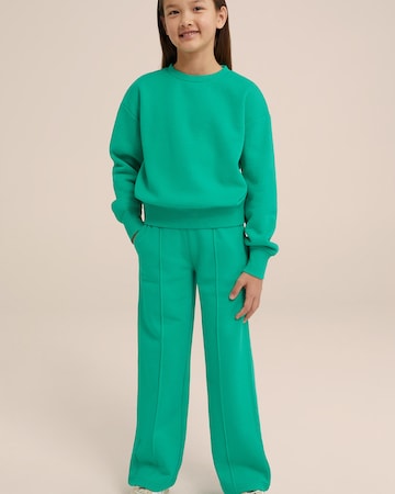 WE Fashion Bootcut Broek in Groen