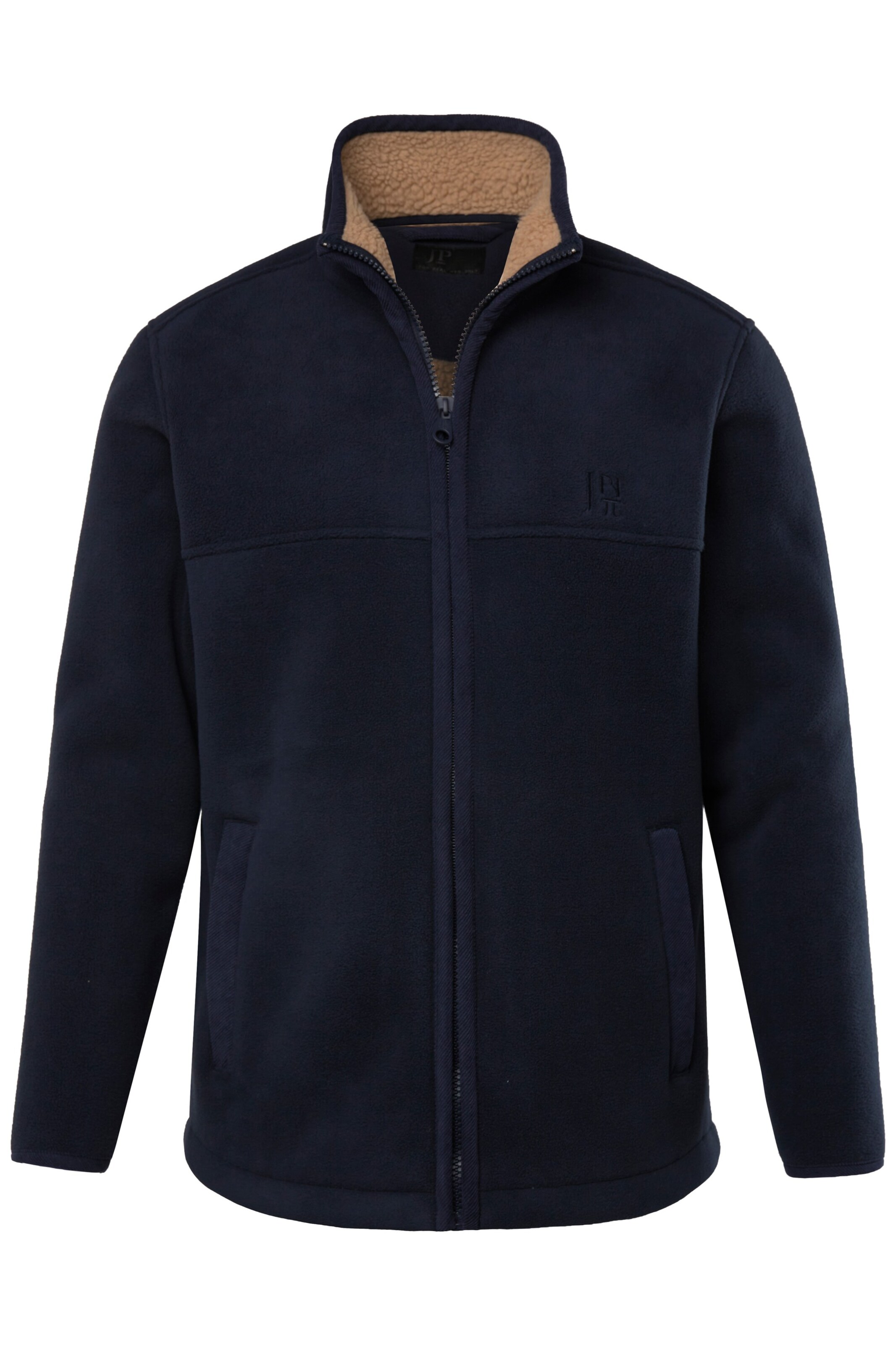 JAY-PI Fleece jas in Blauw: voorkant