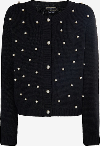 Cardigan faina en noir : devant