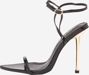 Public Desire - Sandalias con hebilla 'LEGACY' en negro