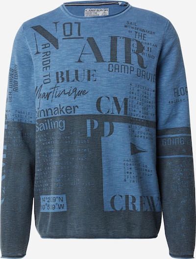 CAMP DAVID Pulover u sivkasto plava / tamno plava, Pregled proizvoda