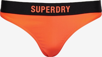 Superdry SUPERDRY Elastisches Bikinihöschen in Orange: predná strana