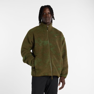 Veste en polaire new balance en vert : devant