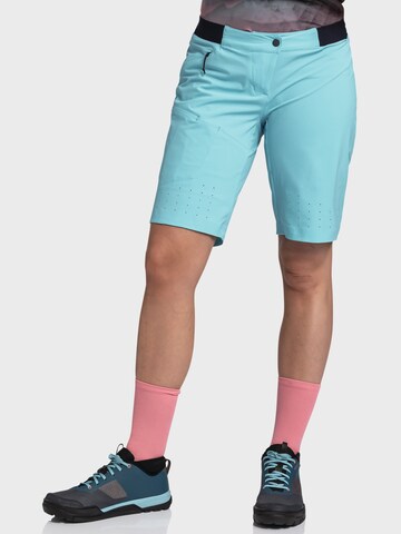 Schöffel Regular Outdoor trousers ' Mellow' in Blue: front