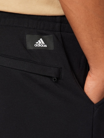 ADIDAS PERFORMANCE Tapered Sporthose in Schwarz