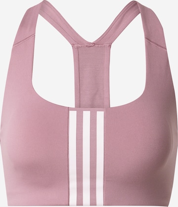 ADIDAS SPORTSWEAR Sport bh 'Powerimpact' in Roze: voorkant