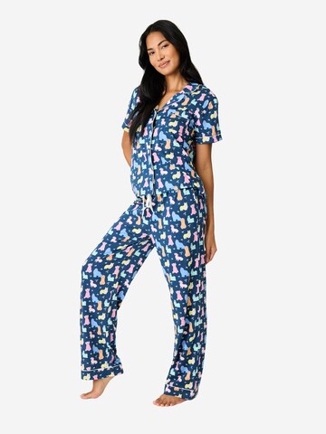 PJ Salvage Pajama ' Whimsy Sets ' in Blue
