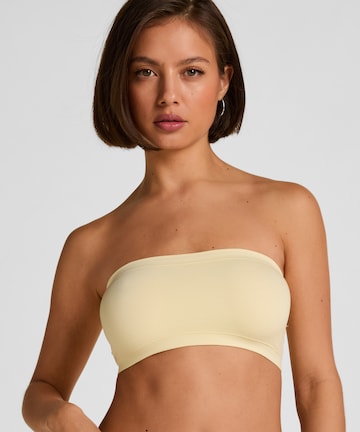 Bandeau Soutien-gorge Hunkemöller en jaune : devant