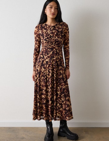 Whistles Dress in Brown: front