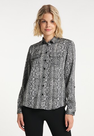 Usha Blouse in Grijs: voorkant