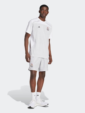 ADIDAS PERFORMANCE Regularen Športne hlače 'REAL UBP' | siva barva: sprednja stran