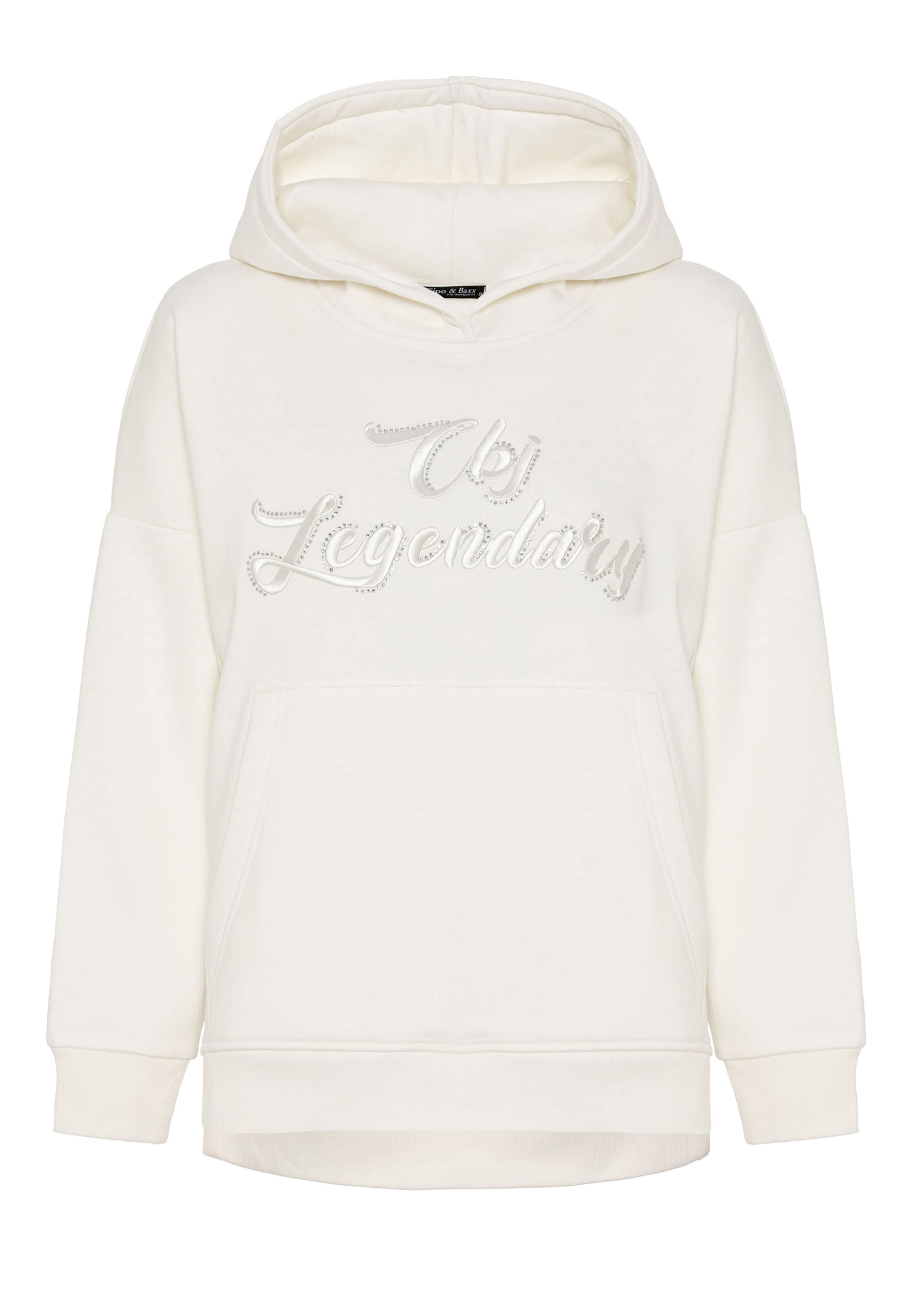 CIPO & BAXX Kapuzenpullover in Beige: Vorderseite