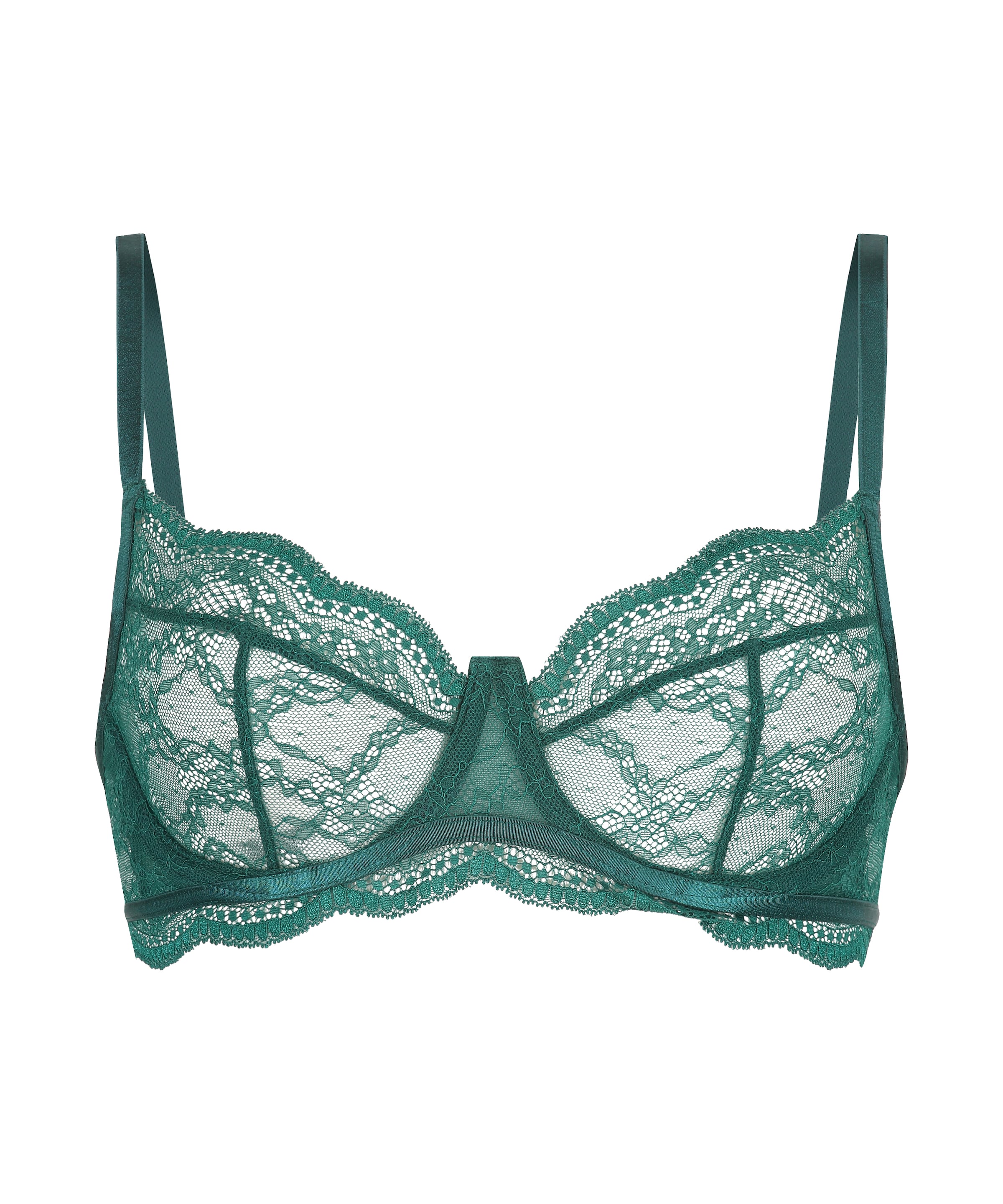Hunkemöller BH 'Isabelle' in Groen: voorkant