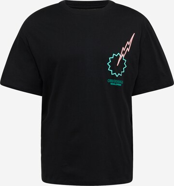 JACK & JONES - Camiseta 'VIVID' en negro: frente