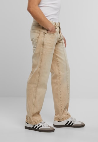 Urban Classics Flared Jeans in Beige