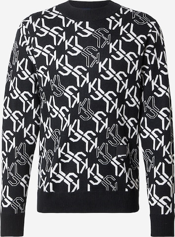 juoda KARL LAGERFELD JEANS Megztinis: priekis