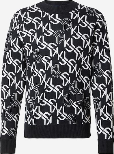 KARL LAGERFELD JEANS Pulover u siva / crna / bijela, Pregled proizvoda