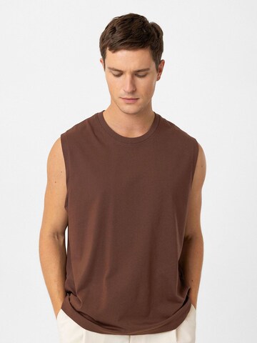 T-Shirt 'Alderson' Antioch en marron
