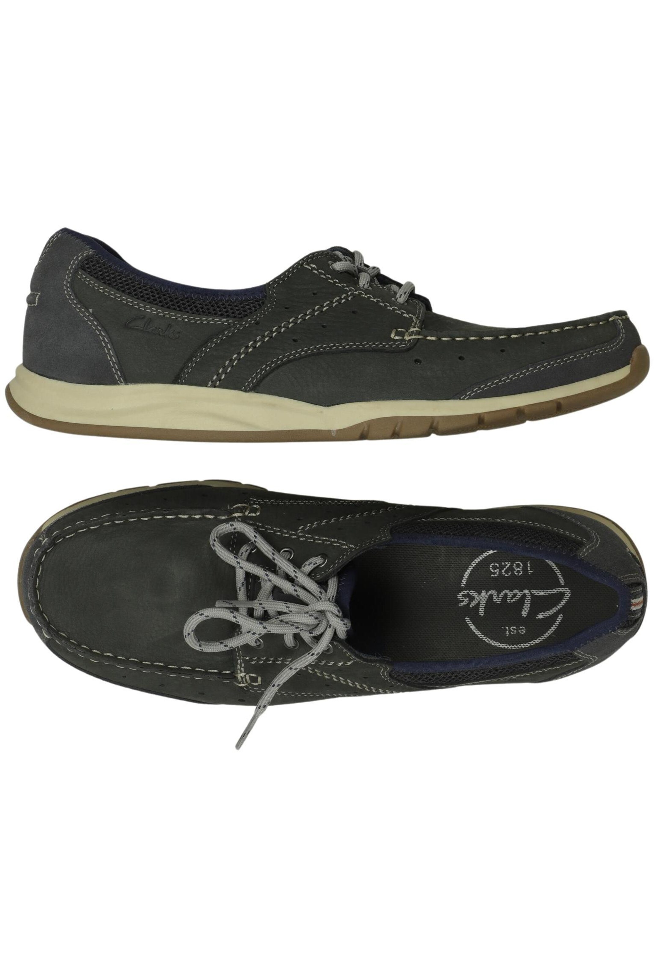 CLARKS Flats & Loafers in 44 in Grey: front