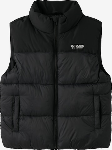Gilet 'NKMMOLE' NAME IT en noir : devant