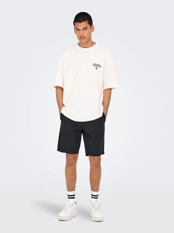 Regular Pantalon 'ONSLeo' Only & Sons en noir