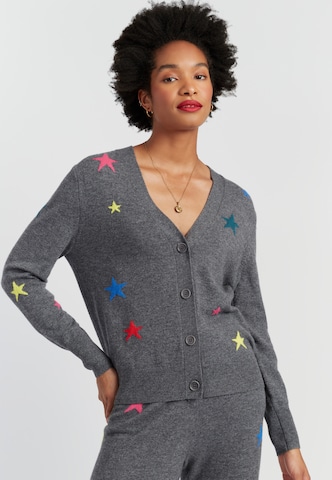Chinti & Parker Cardigan 'Star' i grå: forside