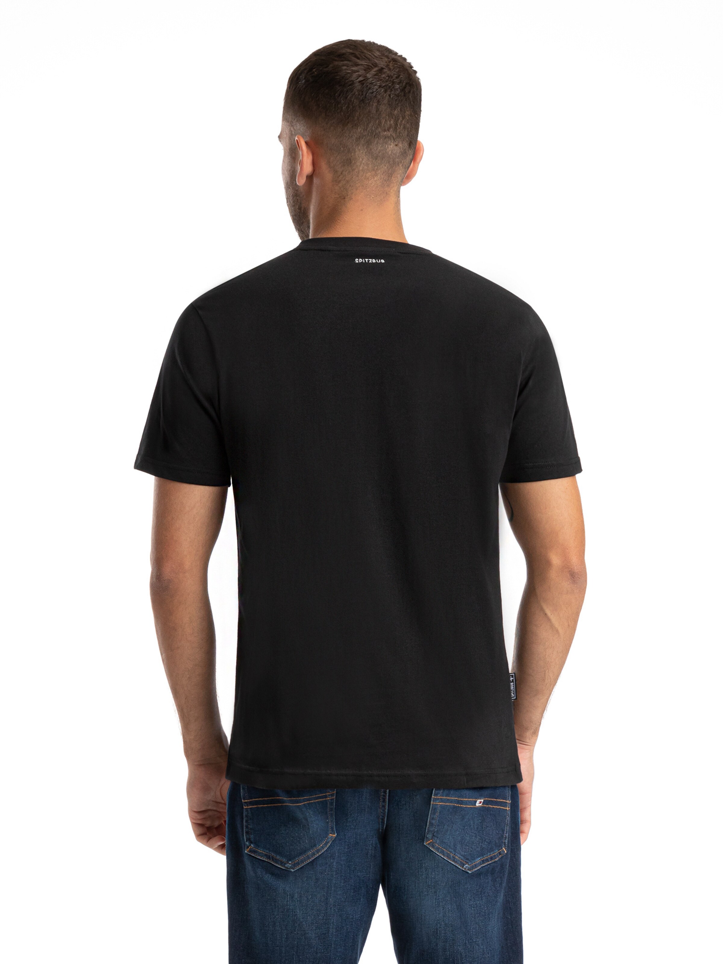 SPITZBUB Shirt 'Ralph ' in Black