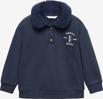 MANGO KIDS Sweatshirt in Blue: front