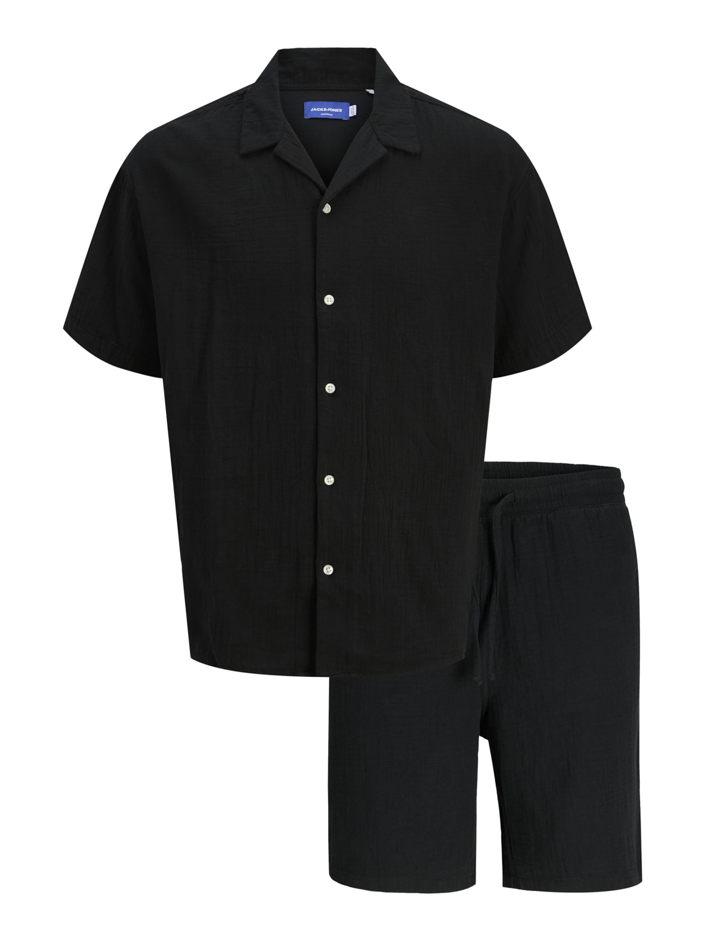 JACK & JONES Huispak 'JOREASTER PATRAS' in Zwart: voorkant