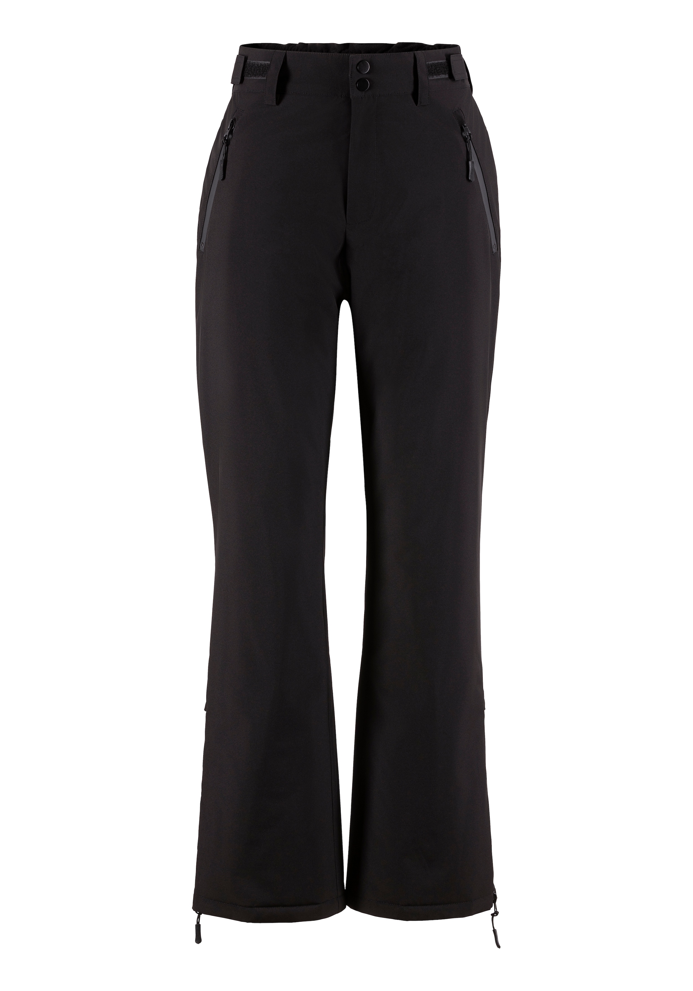 VIVANCE Regular Outdoorhose in Schwarz: Vorderseite