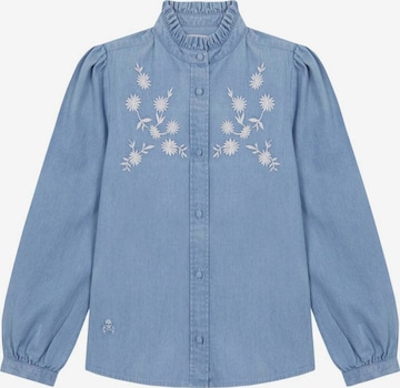 Scalpers Blouse in Blue: front