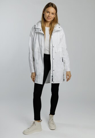 Manteau mi-saison DreiMaster Maritim en blanc