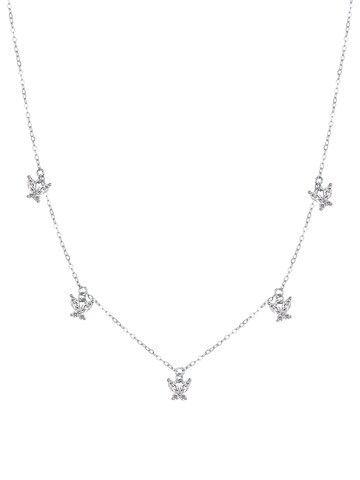 Hey Happiness Kette 'Sweet Wings' in Silber