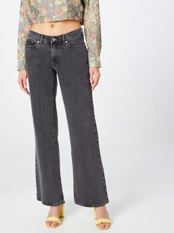 Abrand Bootcut Jeans in Zwart: voorkant