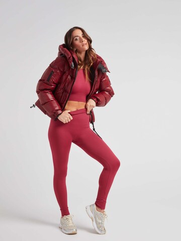 Veste outdoor ' EZ Boxed Crop Puffer Lux ' JACK1T en rouge
