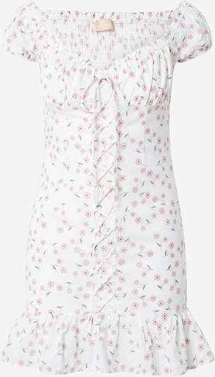 Love Triangle Robe 'Sophia' en vert / rose / blanc, Vue avec produit