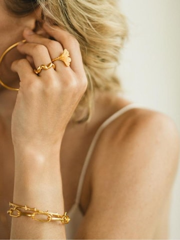 Les Reines Ring 'The Breeze' in Goud