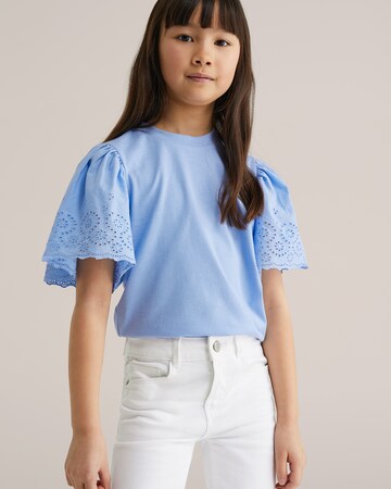 WE Fashion - Camisola em azul: frente