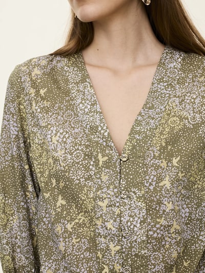 Odd Molly T-shirt en vert, Vue avec produit