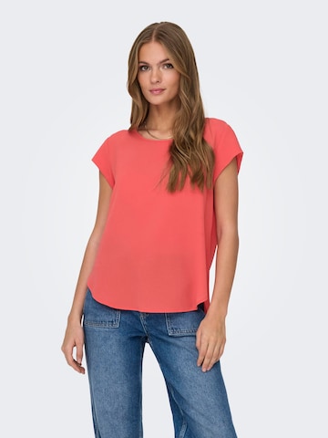 ONLY Blouse 'VIC' in Rood: voorkant