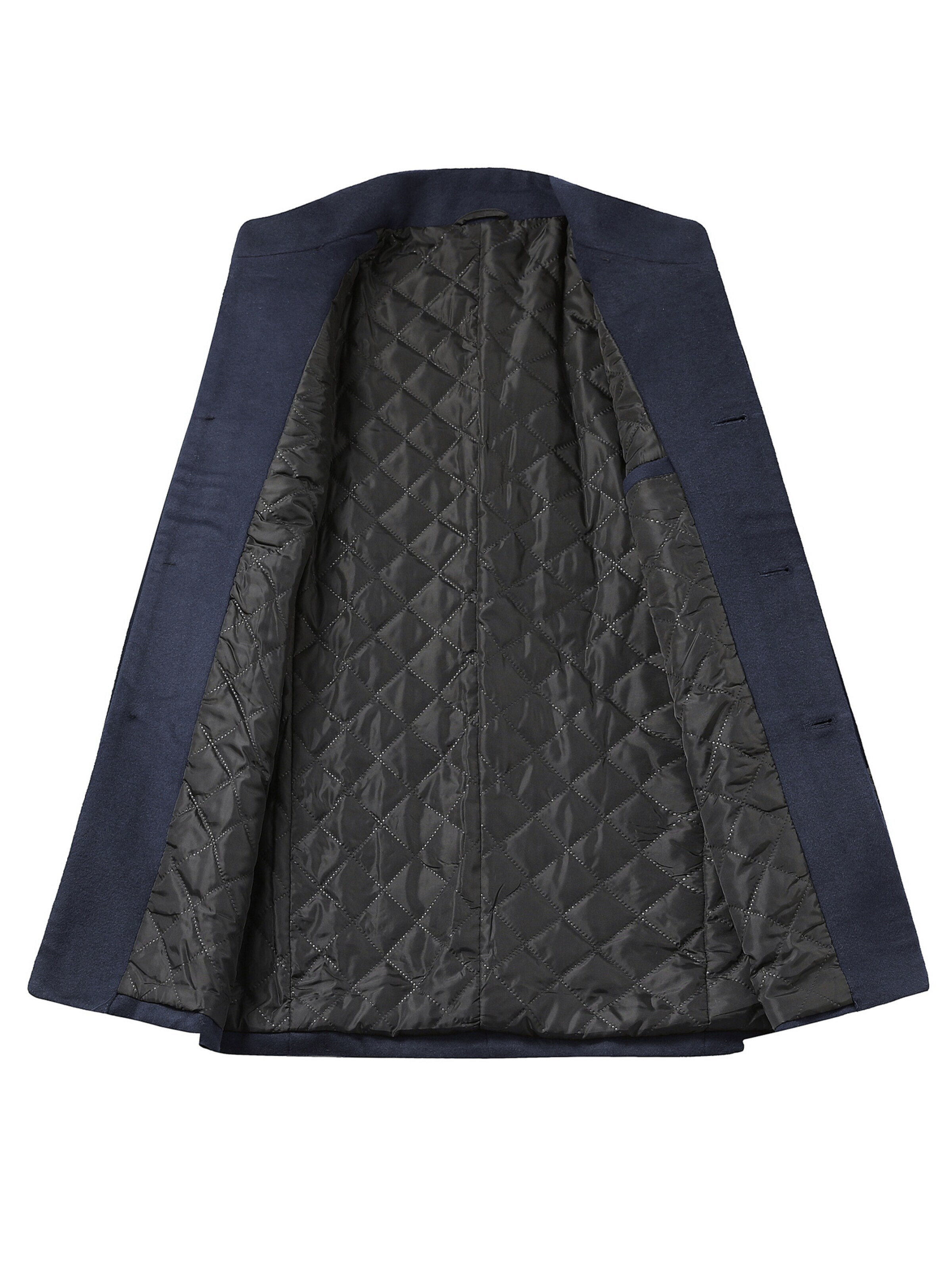 ALLTHEMEN Winter Coat 'Mantelruhe' in Blue