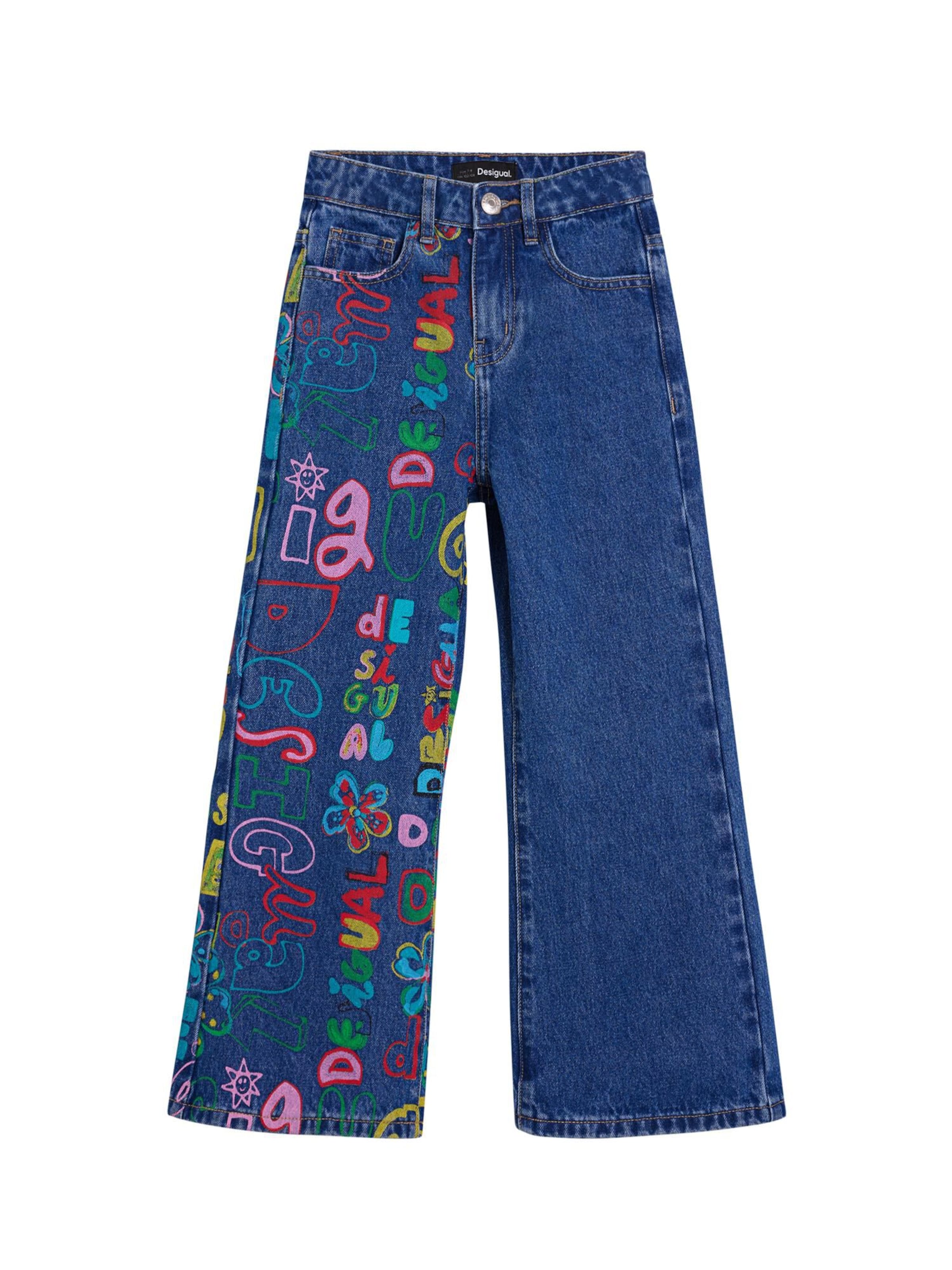 Loosefit Jeans 'Happy' di Desigual in blu: frontale