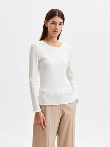 SELECTED FEMME - Camisa 'Anna' em branco: frente