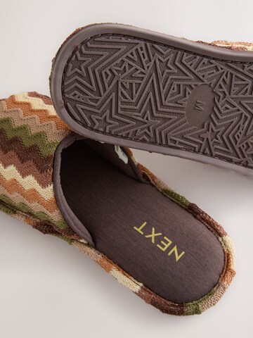 Pantoufle Next en marron
