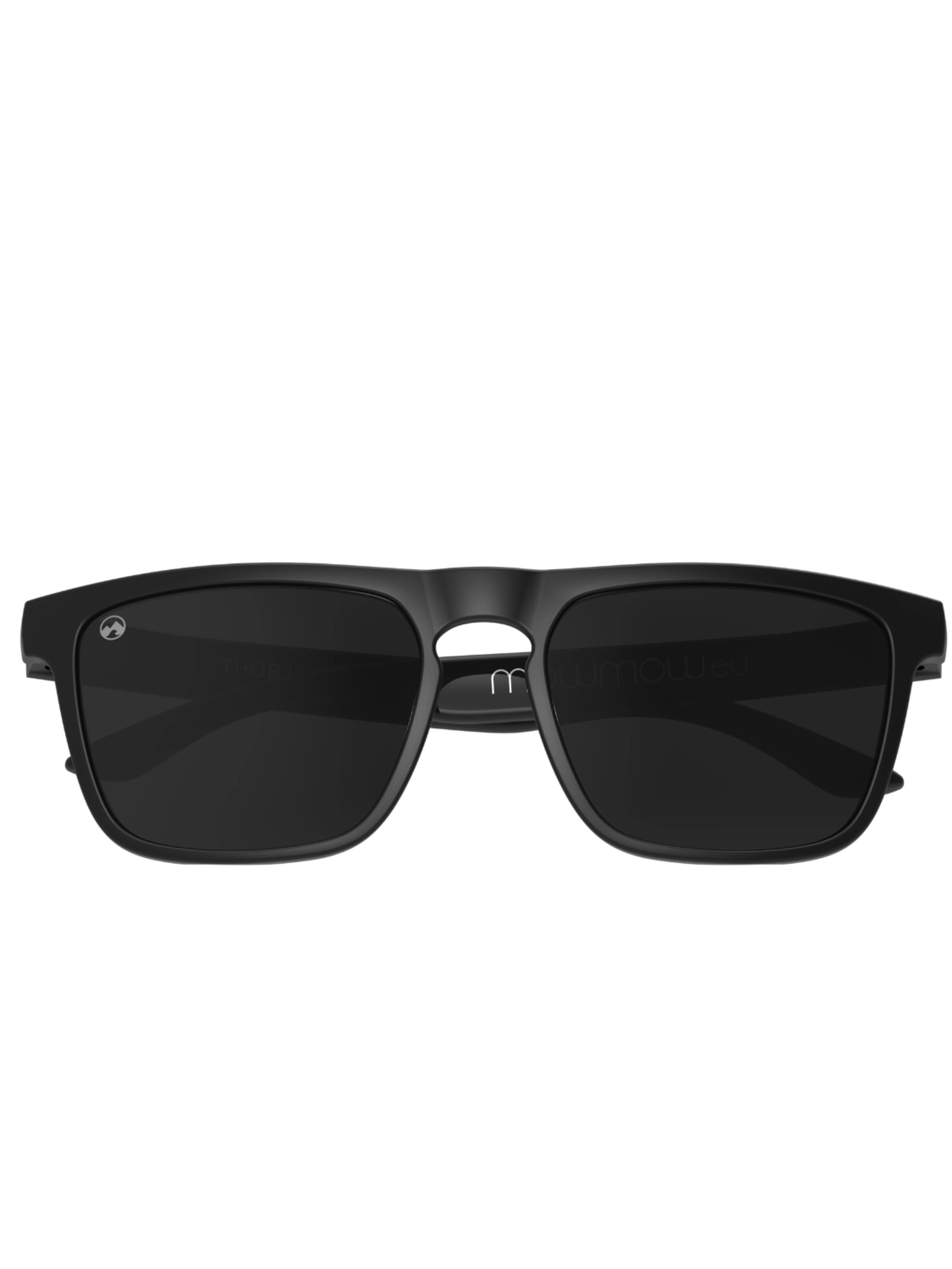 Mowmow Sportzonnebril 'MowMow Thor Sunglasses - Polarized - Men - Women - Black' in Zwart