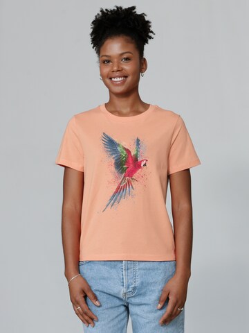 Watapparel Shirt 'Papagei' in Mixed colours: front