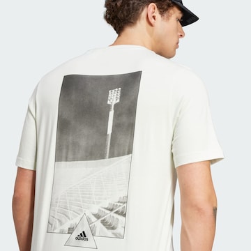 T-Shirt fonctionnel ' House of Tiro ' ADIDAS SPORTSWEAR en blanc
