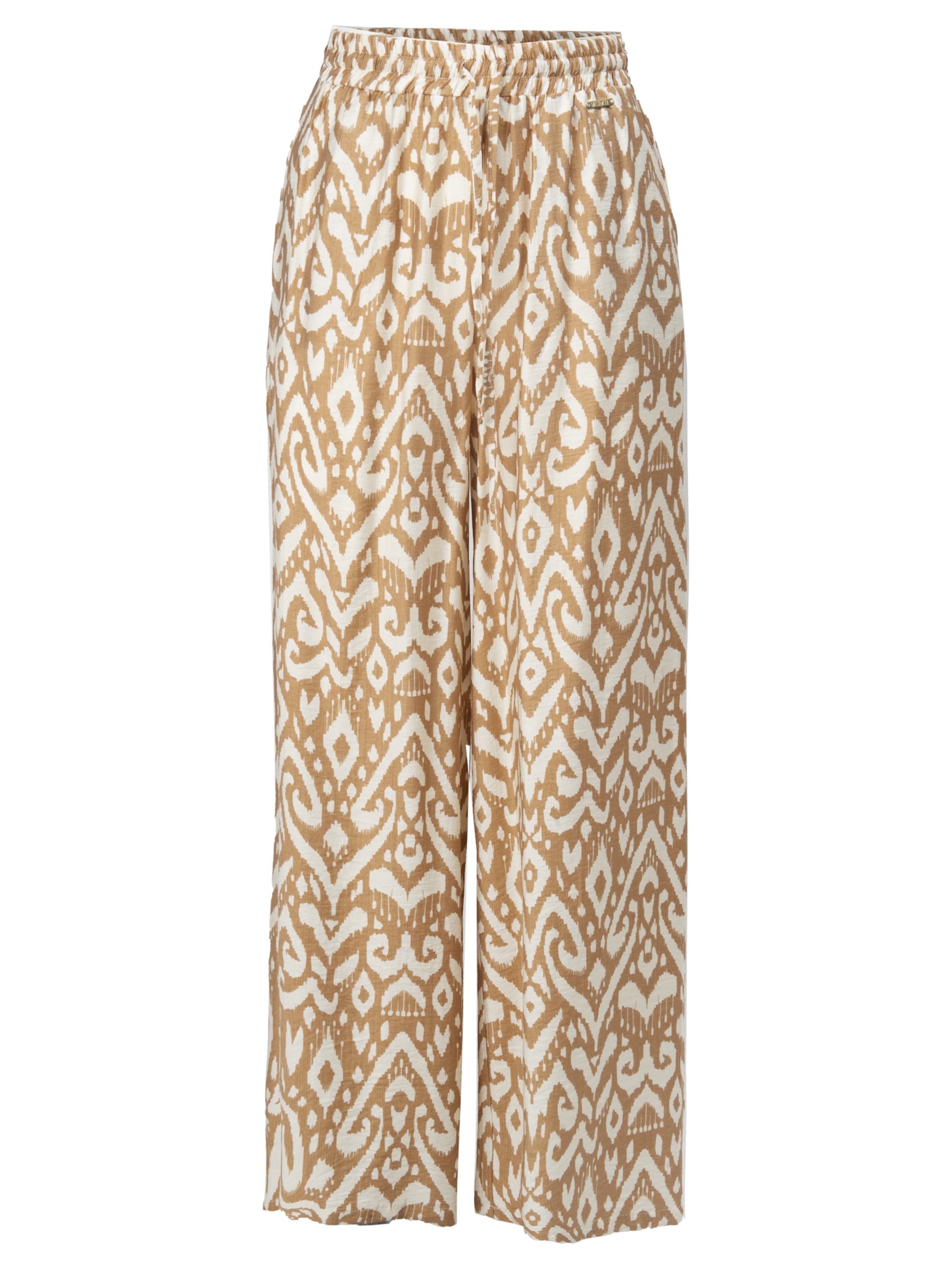 Influencer Широка кройка Панталон в бежово: отпред